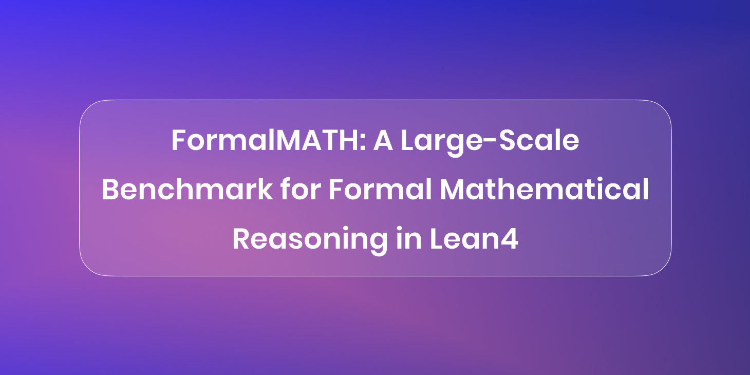 FormalMATH: A Large-Scale Benchmark for Formal Mathematical Reasoning in Lean4